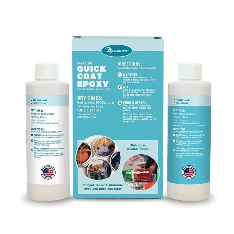 Amazing Quick Coat Epoxy Kit 16oz High Gloss Finish Coating Jewelry Wood Sealing gallery