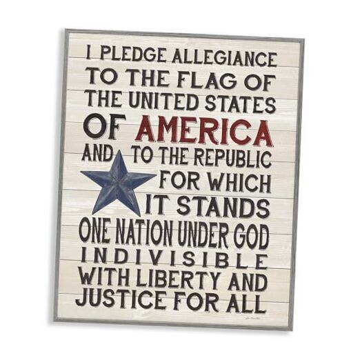 Pledge of 14″L x 11″W Farmhouse Gray (Textured) Framed Giclée (1.5″D)