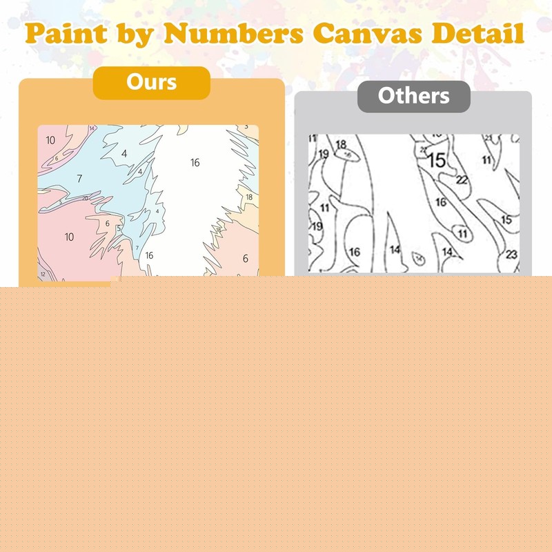 Paint by Numbers Kit for Adults Horse Animal Colorful DIY Painting 16x20 Decor gallery