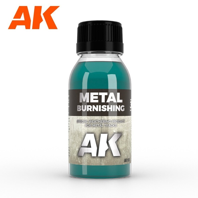 AK Interactive AK159 Metal Burnishing Fluid 100ml – US