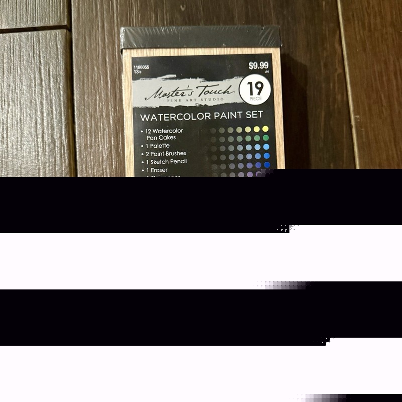 Master’s Touch Fine Art Studio 19 piece Watercolor Paint Set & Case, New Sealed
