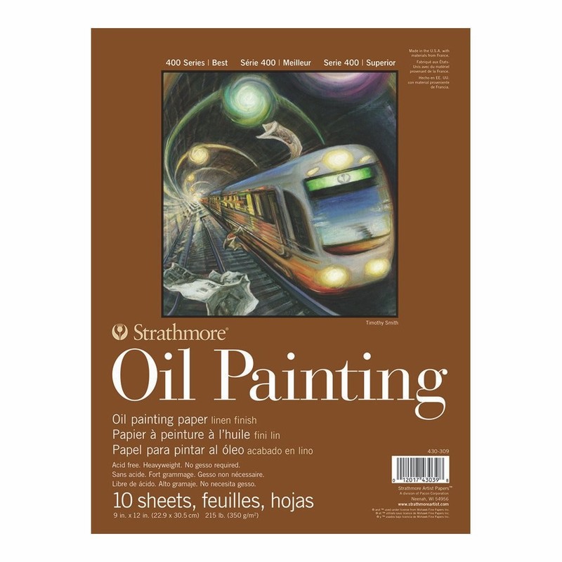 400 Series Oil Painting Pad 9″X12″-10 Sheets -62430309