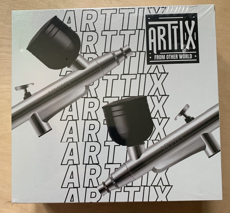 Arttix Portrable Airbrush Paint Set Kit + Air Compressor for Mini Art Projects