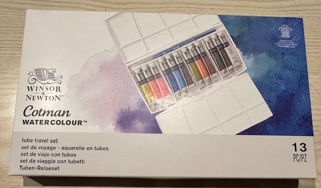 Winsor & Newton • Cotman Water Colour Painting Tube Travel Set • 12 x 8ml Tubes