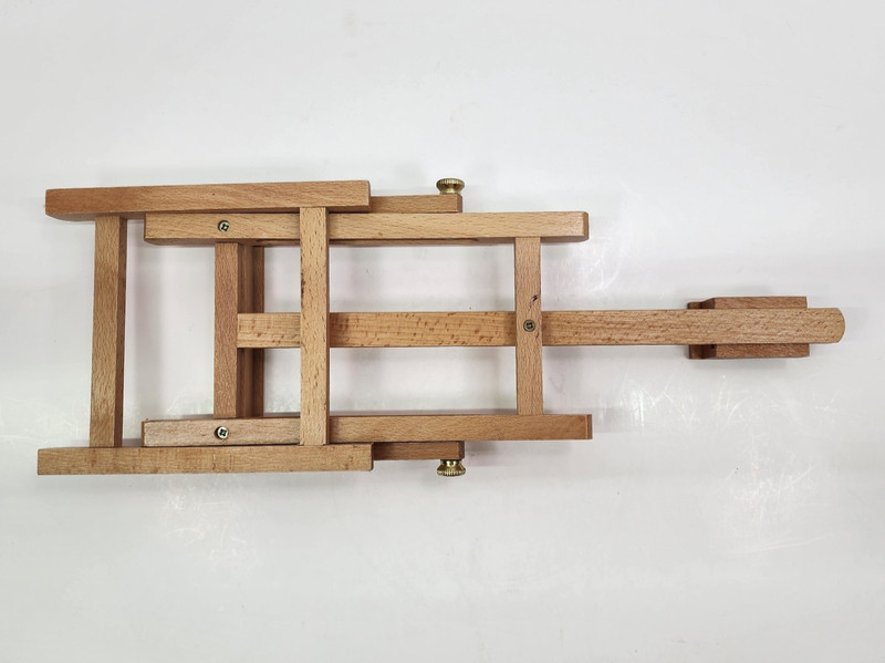 Wooden Tabletop Artist Display Easel Adjustable Beech Wood 11.5" gallery