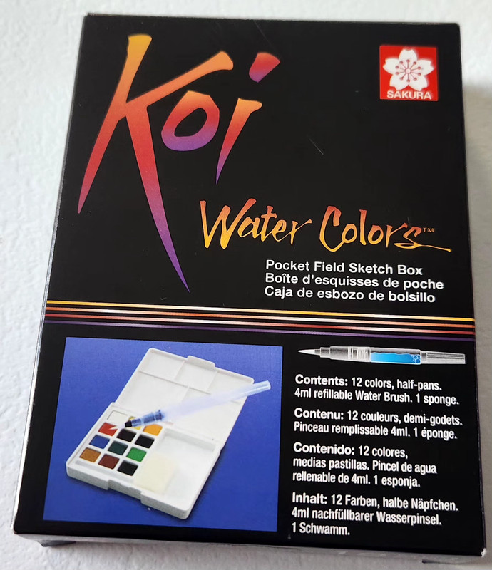Sakura Koi Water Colors Pocket Field Sketch Box SEALED NOT OPENED NEW
