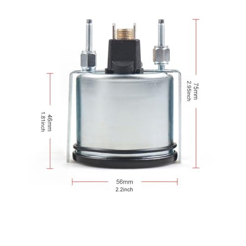 2" 52mm Mechanical Barometer 0-10 Bar/0-150PSI Air Pressure 12V Press Gauge gallery