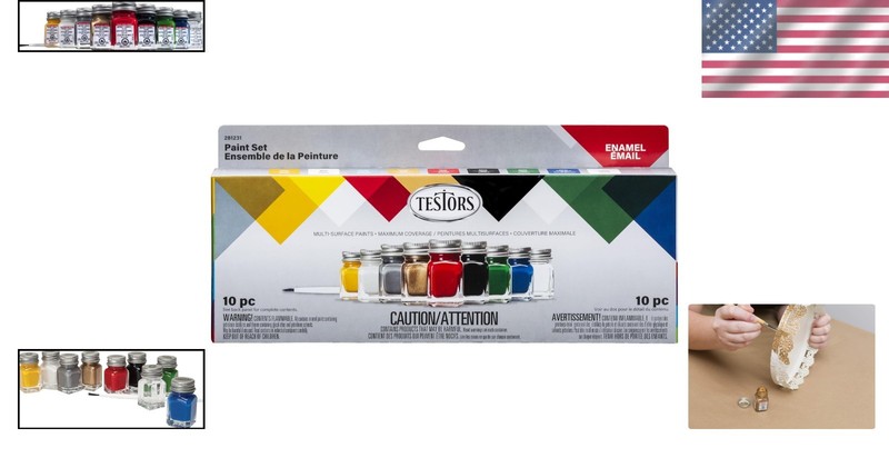 Durable Enamel Paint Kit - Variety of Shades gallery