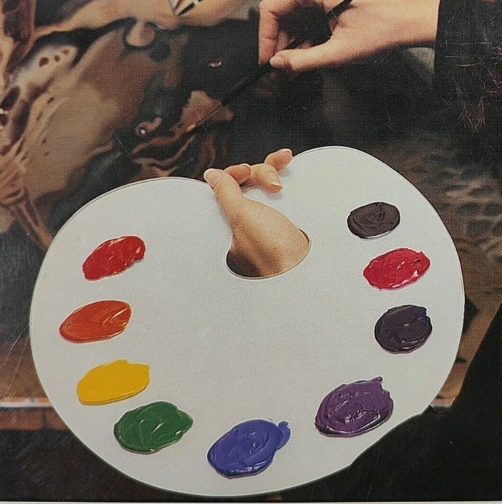 Paragona Arts Contemporary Angle Glass Artists Palette 11″x14″x1/8″ NOS