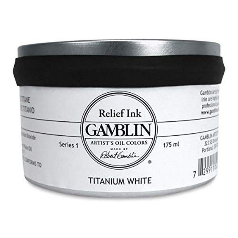 Gamblin Relief Ink Titanium White 175Ml Office Product