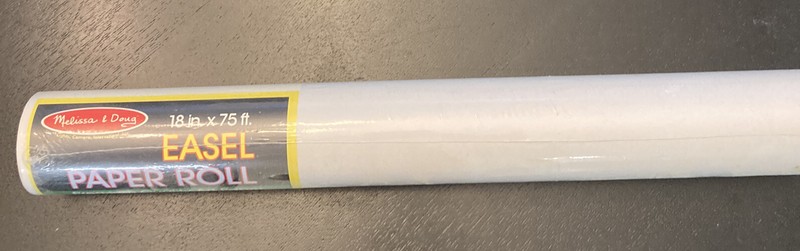 NEW Melissa & Doug 18" Easel Paper Roll 75 Feet White Premium Heavy Weight Bond