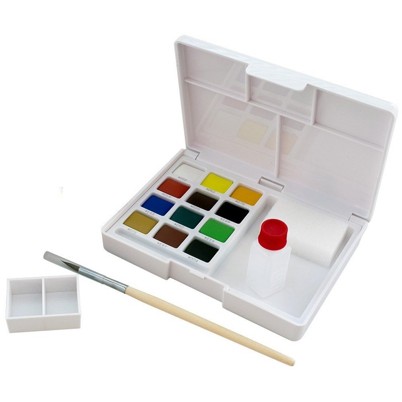 SAKURA Paint Solid Watercolor Petit Color 12color NCW-12