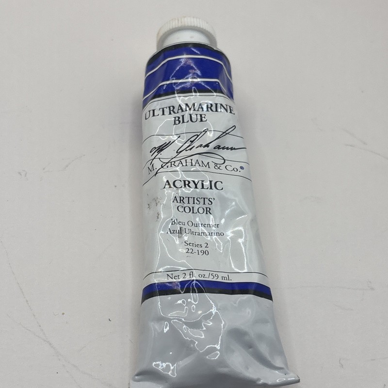 M. Graham Artist Oil Paint Ultramarine Blue 2 Fl Oz/59 ml Tube Kitchen Acrylic