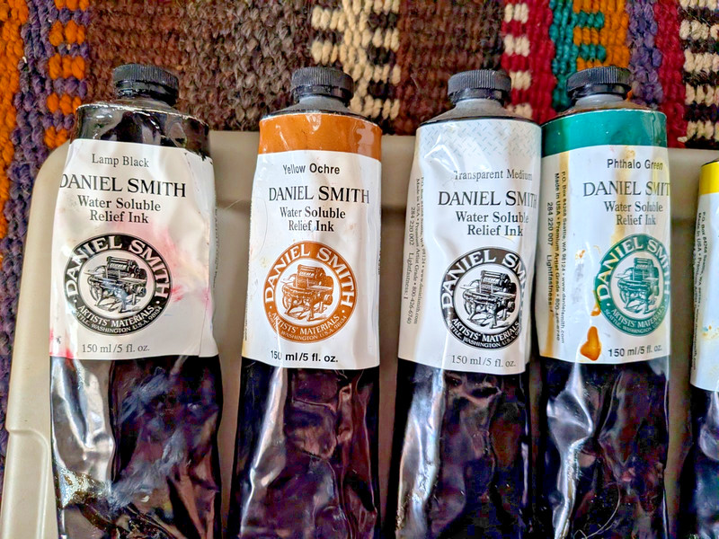 USED LOT Quality Artist Paints Daniel Smith Water Soluable 5 oz + 28 Misc Tubes! gallery