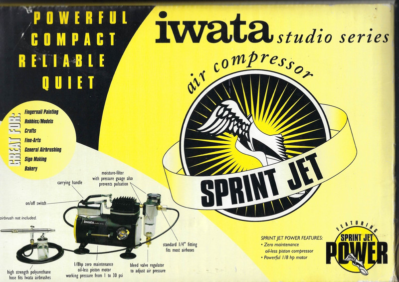 Iwata IW-IS800 Sprint Jet Compressor for Airbrush