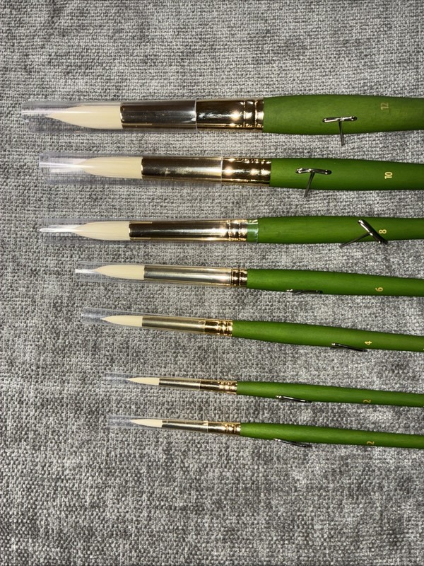 Set of 7 Artist's Loft Firenze Set of Paint Brushes, Level 3, Acrylic, Oil NEW gallery