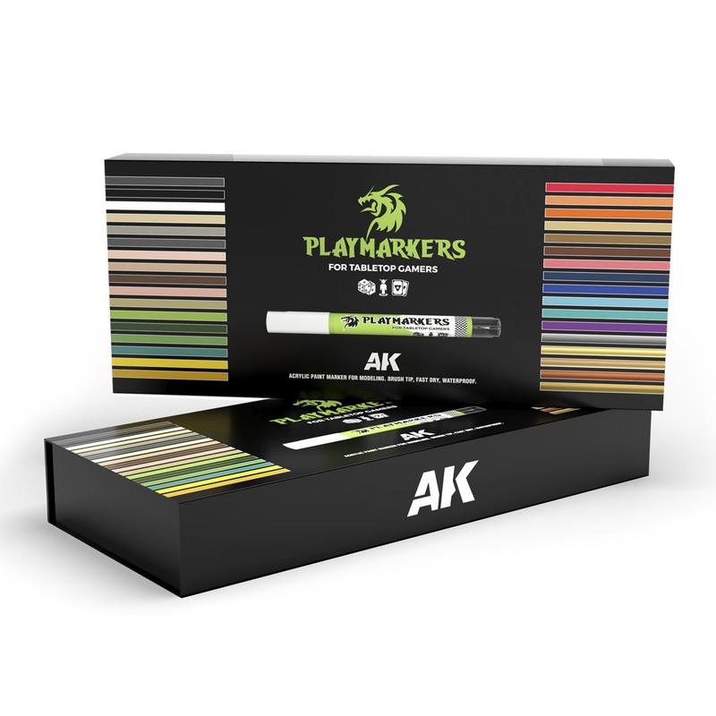 AK Interactive Special Box AK Playmarkers - Full Range 34 Playmarkers gallery
