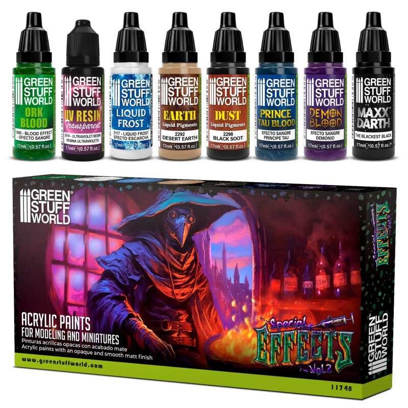Paint Set - Special Effects Vol. 2 - Airbrush Brush blood demon ork blood