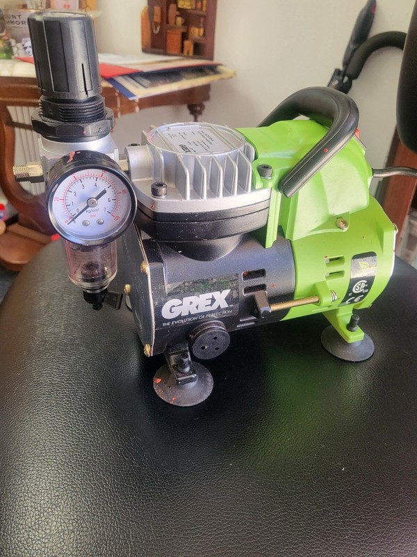 Grex AC1810-A 1/8 HP Portable Piston Compressor (120V)