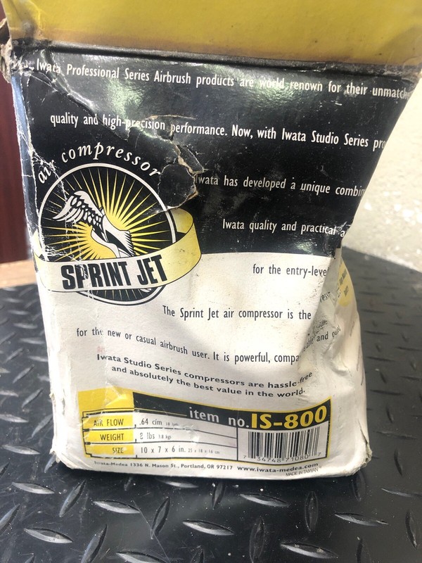 Iwata Studio Series IS-800 Sprint Jet Power Air Compressor for Painting gallery