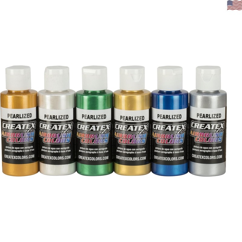 Multicolor Airbrush Paint - Non-Toxic Pearl Set, 12 oz for Indoor DIY Projects