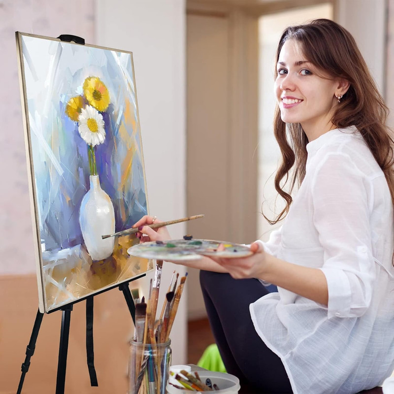 Art Painting Display Artist Easel Stand,Ns Jymb Portable Metal Adjustable Easels gallery