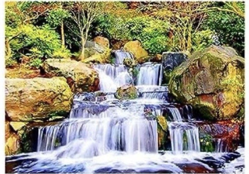 F202 Diamond Painting Kits Long Waterfall