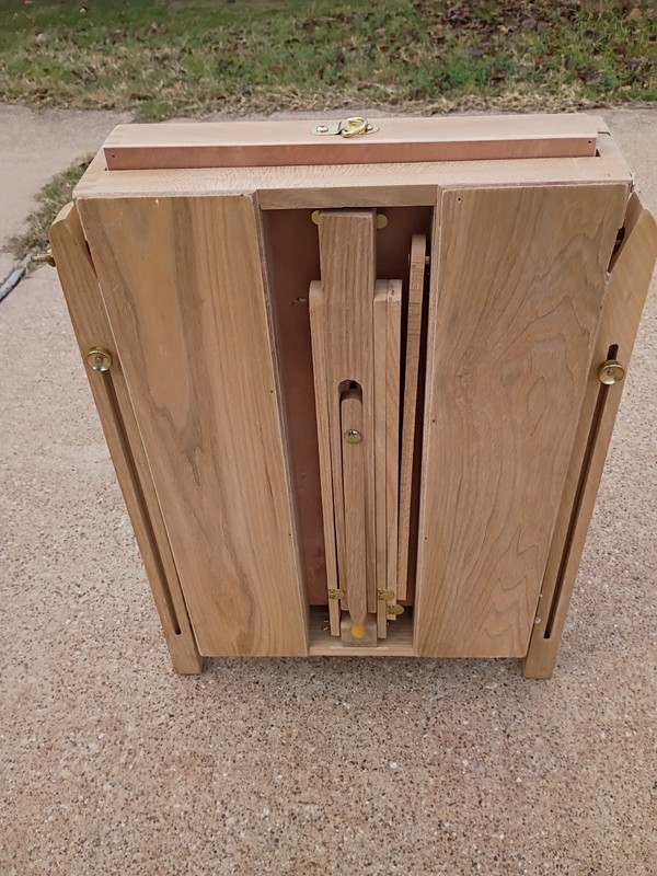 Richeson Full French Easel Artist Hard Wood Painting Art Collapsible gallery