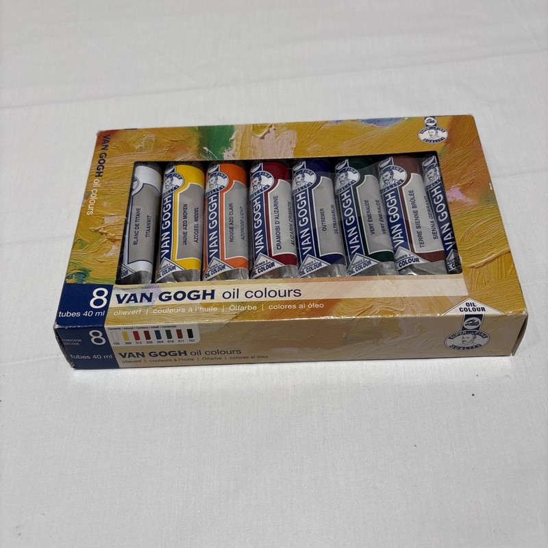 Van Gogh Oil Paint Set 8 Ct Set Starter Set new!