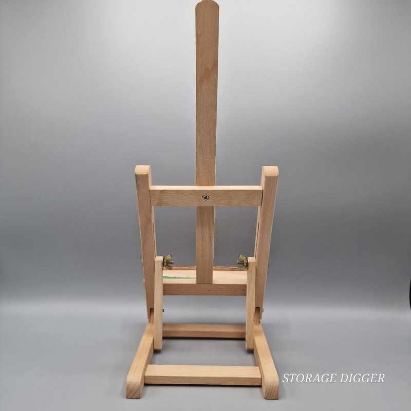 Brown Adjustable Tabletop Wooden Easel Stand Sketch Art Display Easel gallery
