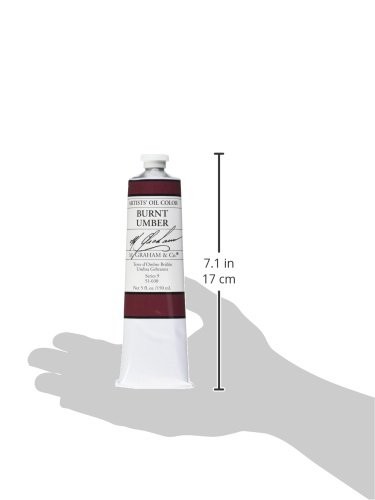 M. Graham Artist Oil Paint Burnt Umber 5oz Tube Kitchen gallery