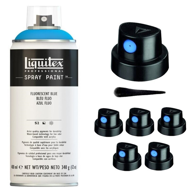 5 Spray Paint Caps for Liquitex Professional Spray Paint, Varnish 12-oz Lines