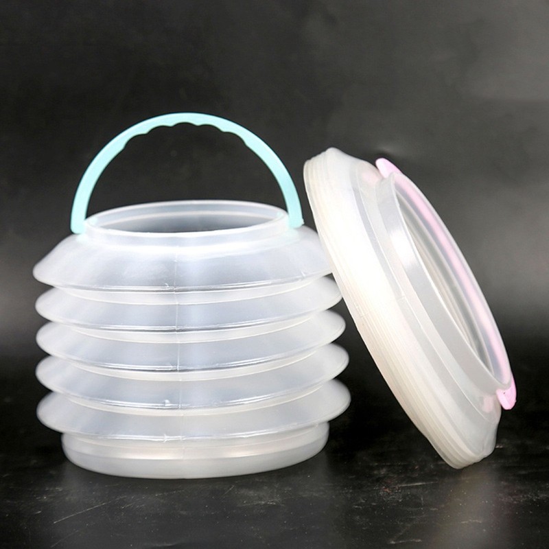 3 Pcs Watercolor Bucket Telescopic Paint Pail Brush Basin for Painting