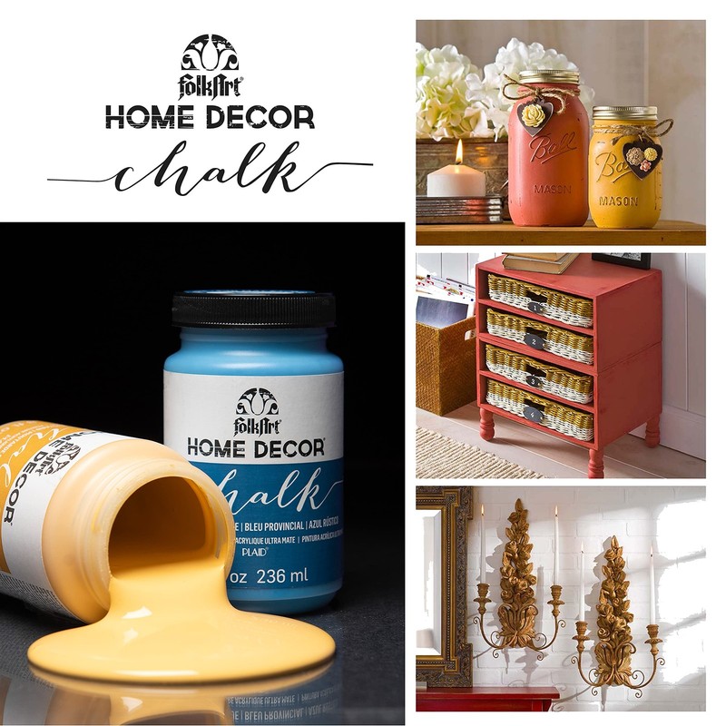 36022 Home Decor Chalk Furniture & Craft Paint in Assorted Colors, 8 ounce, E... gallery