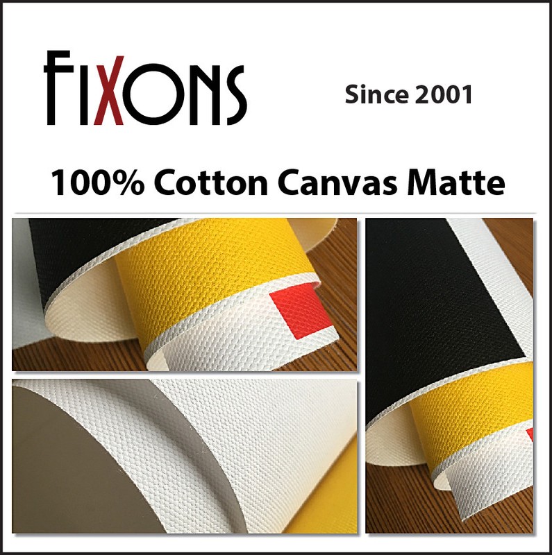 100% Cotton Inkjet Canvas for Epson – Matte Finish 44″x40′ – 1 Roll
