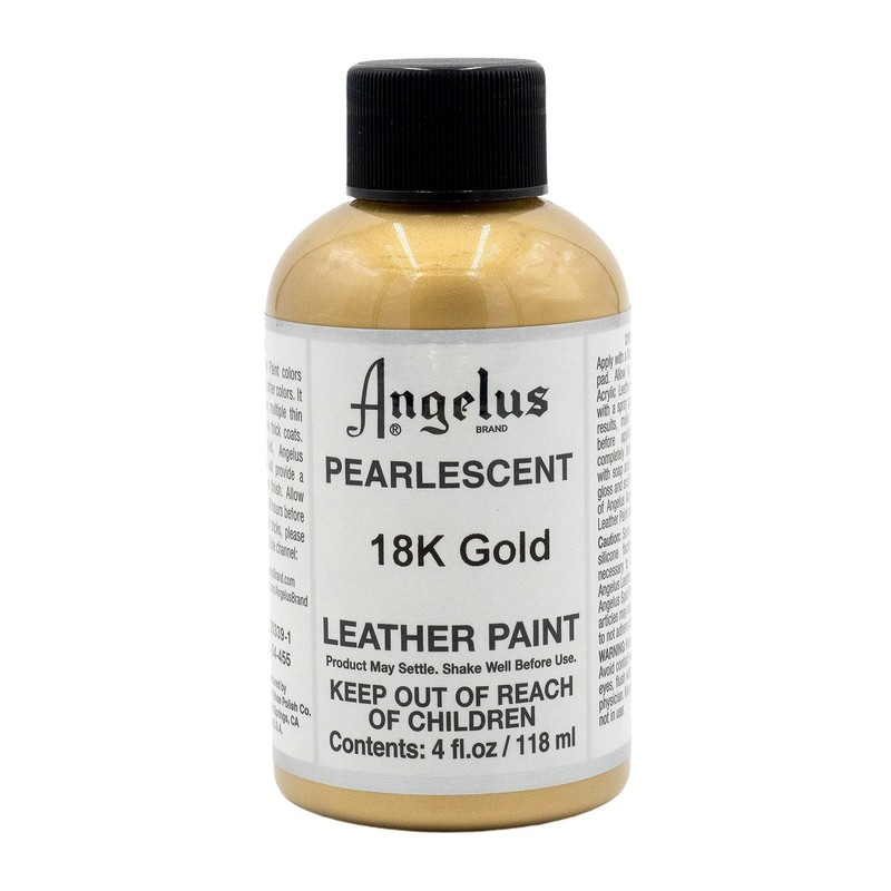 18k Gold Pearlescent Acrylic Leather Paint Kit Professional Finish Match