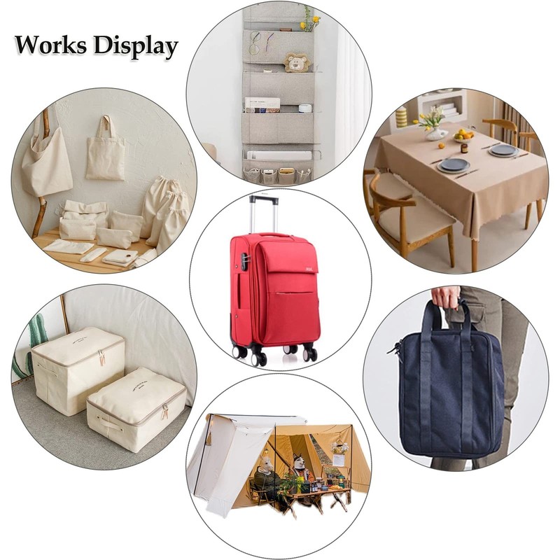 Waterproof Canvas Fabric by The Yard 58" W 600D Upholstery Polyester Material... gallery
