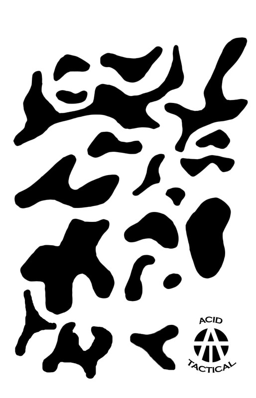 2Pack! Vinyl Airbrush Spray Stencils 10Mil - 14x9" Camouflage Tree Bark Multicam gallery