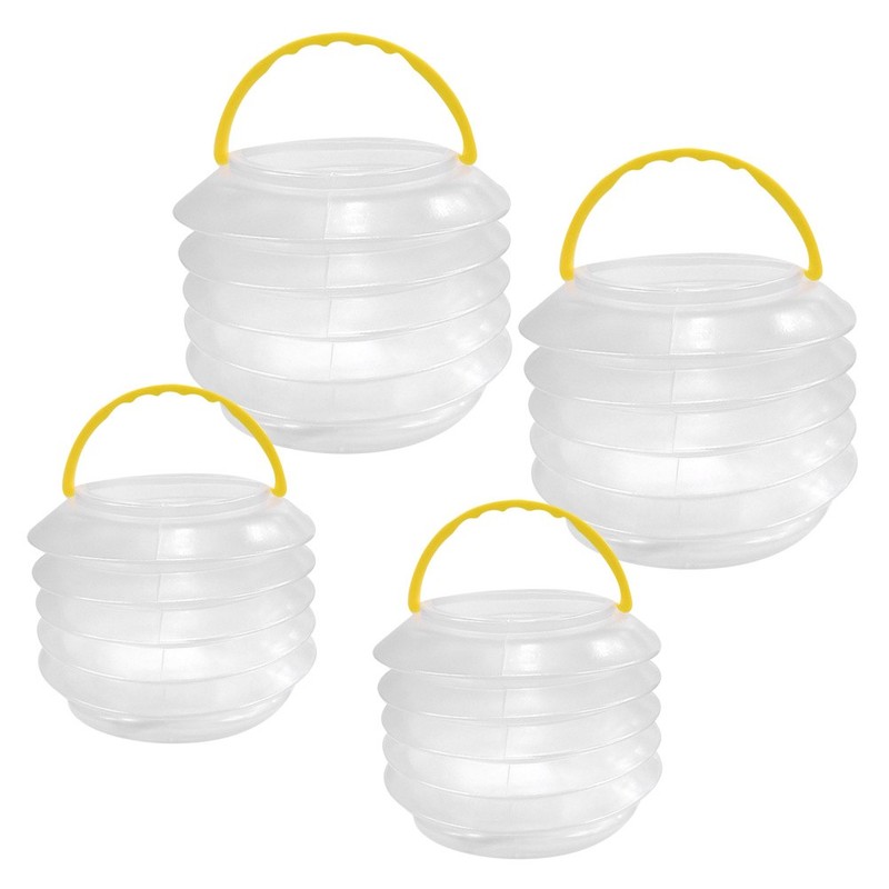 4 Pcs Paint Brush Washing Bucket Foldable Washer Collapsible Water gallery