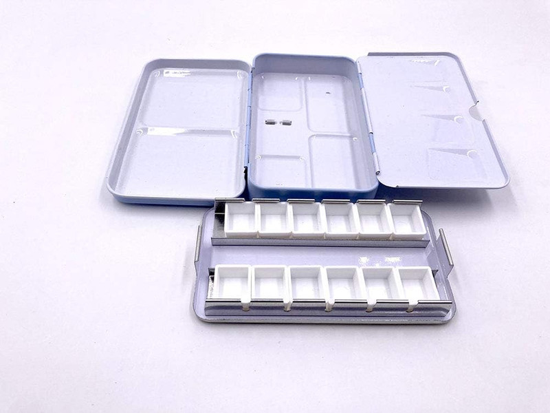 Travel Artist Empty Watercolor Tins Box Palette Paint Case,Small Colorful Tin wi gallery