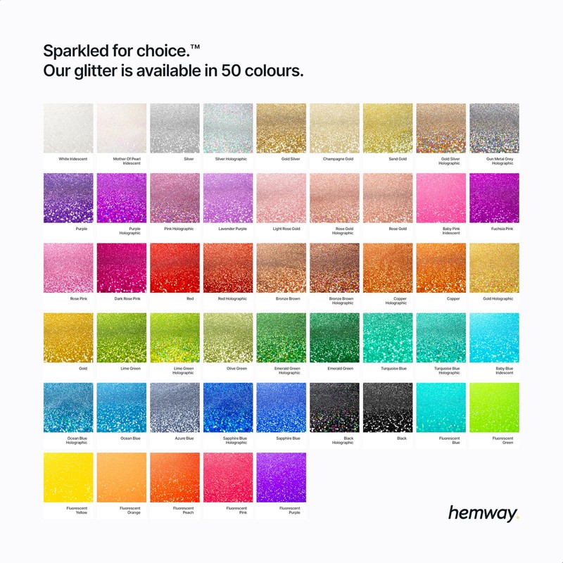 Hemway | Glitter Paint Additive 110g/3.5oz Acrylic Latex Emulsion Water Based... gallery