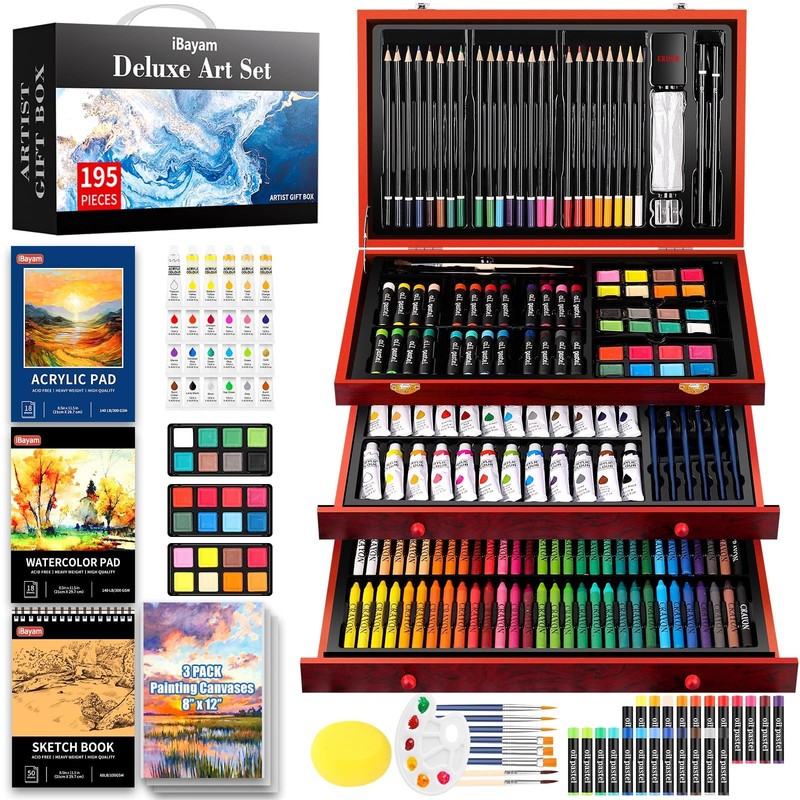 iBayam Art Supplies, A4 (8.27 x 11.69 inches or 210 x 297 mm), Reddish Brown