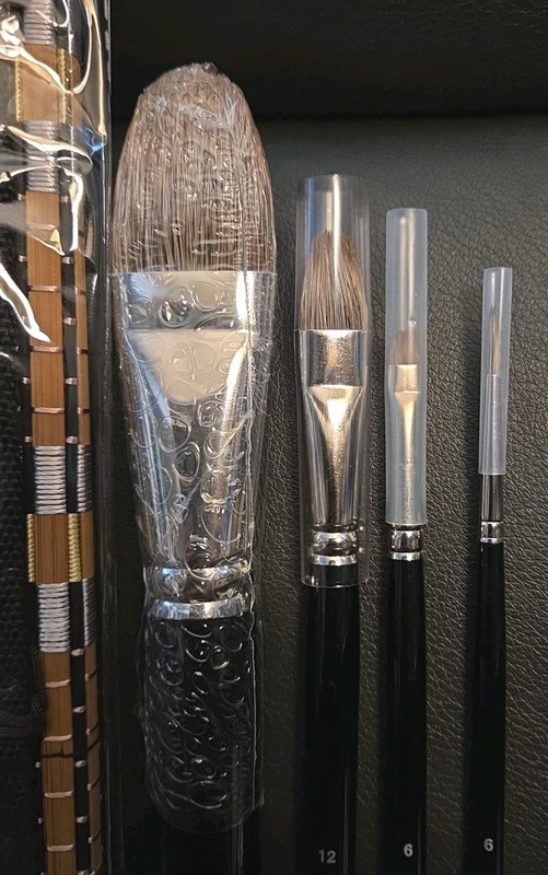 Creative Mark Hamburg Premiere Professional Oil Painting Brushes - Large 5pc NEW gallery