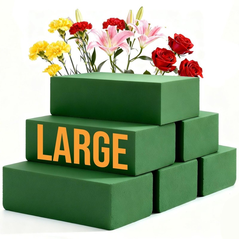 Floral Foam Blocks Pack of 24 8.9 x4.1 x2.7 Green Flower Arrangements Fresh