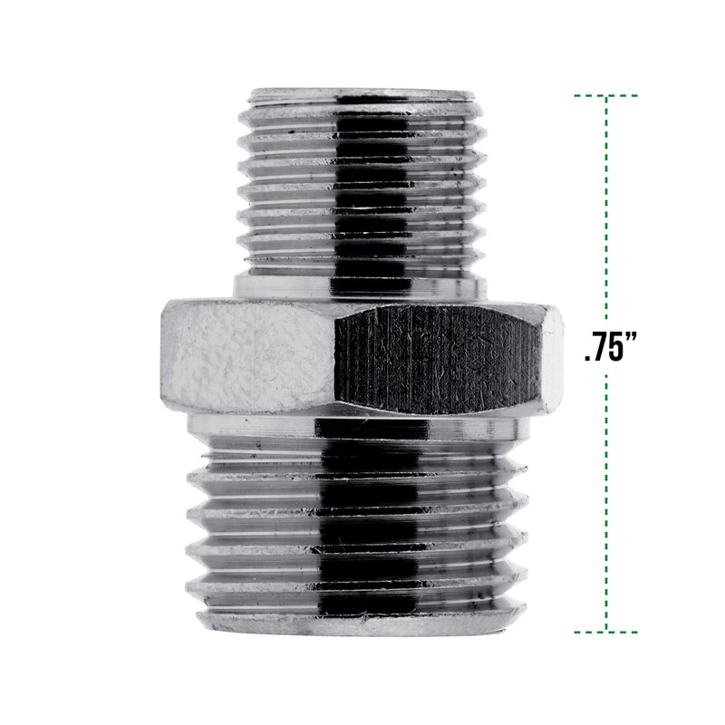 Brand 1/8" BSP Male to 1/4" BSP Male Airbrush Adapter Fitting, Conversion Adapte gallery