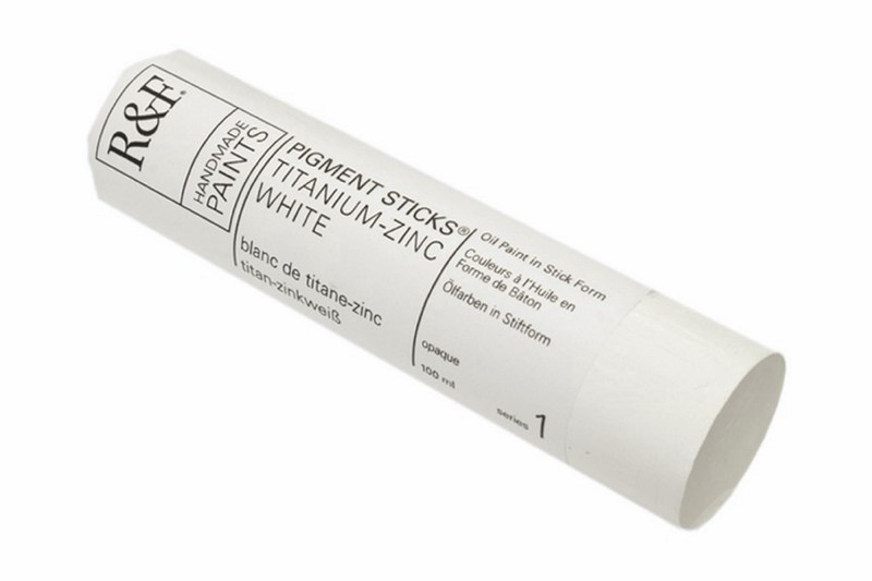 Handmade Paints – Professional Oil Pigment Stick, Titanium-Zinc White, 100 ml