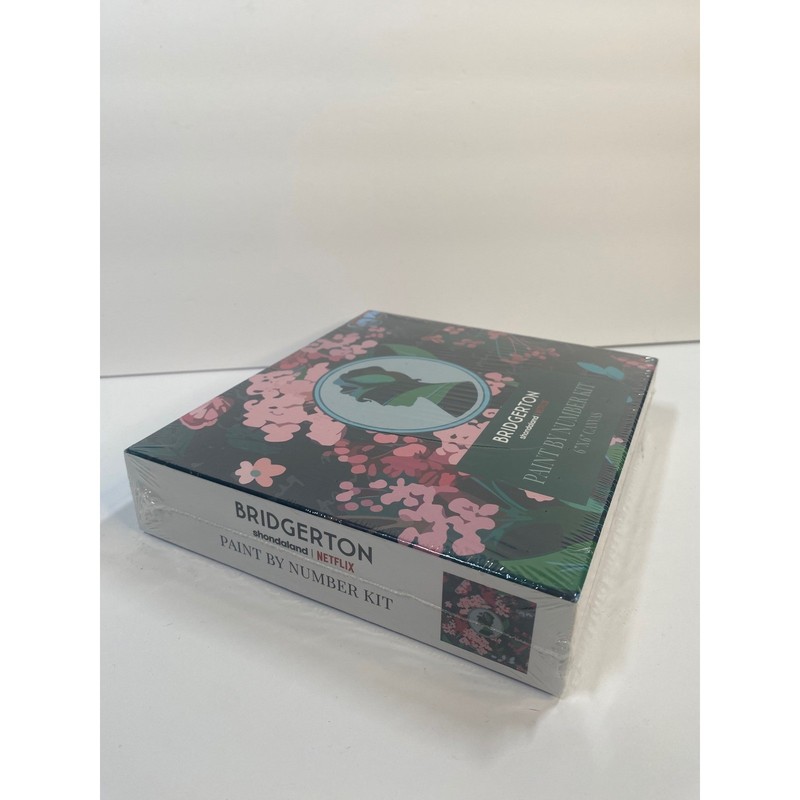 Bridgerton Paint By Number Kit Unisex OS 6x6 Canvas Floral Silhouette NEW gallery