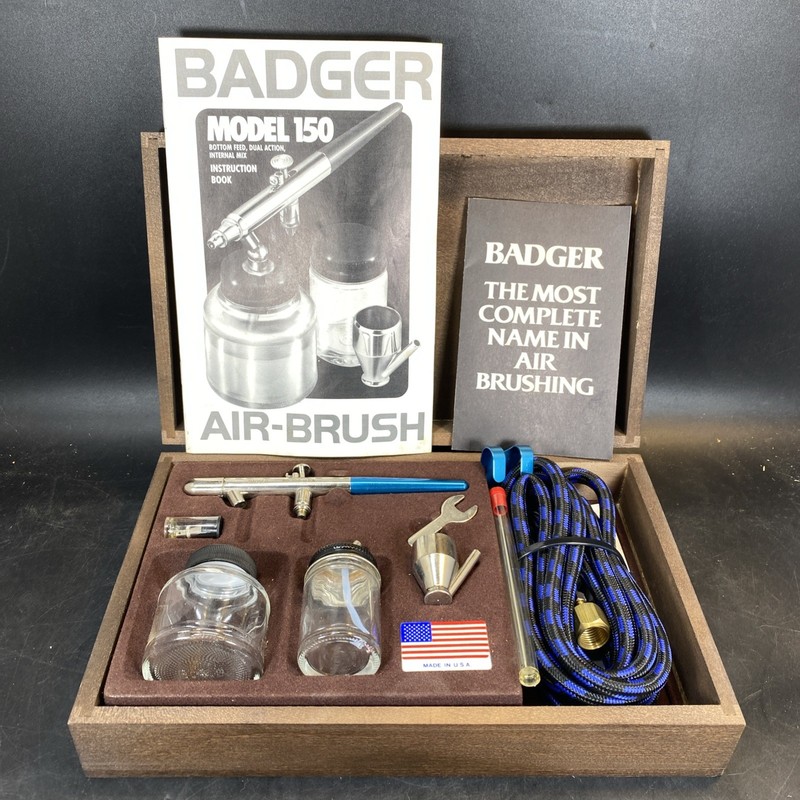 Badger Airbrush Kit 150-4 PK Super Clean, Excellent Condition Unused?