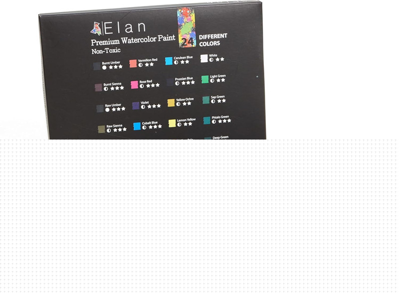 Professional 24 Liquid Watercolor Artist Paint Set Tubes, for Adults 0.4Oz