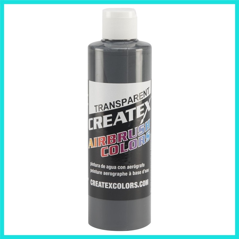 Colors Paint for Airbrush, 8 oz, Transparent Medium Gray